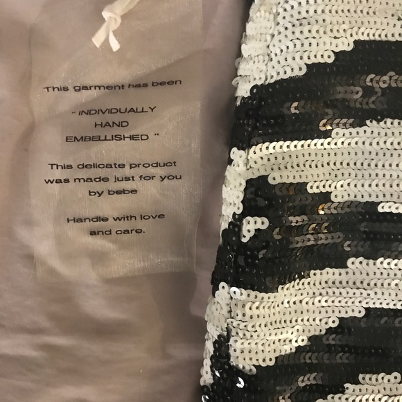 NWT* BEBE Sequin Skirt - Picture 7 of 7
